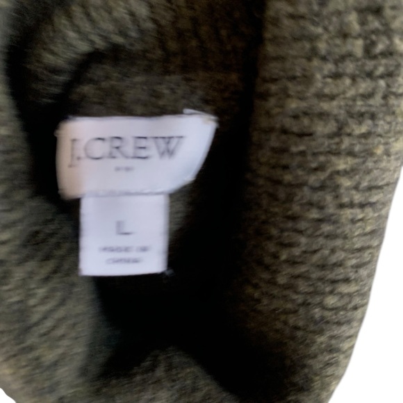 J. Crew Forest Green Turtleneck Sweater - Picture 4 of 4